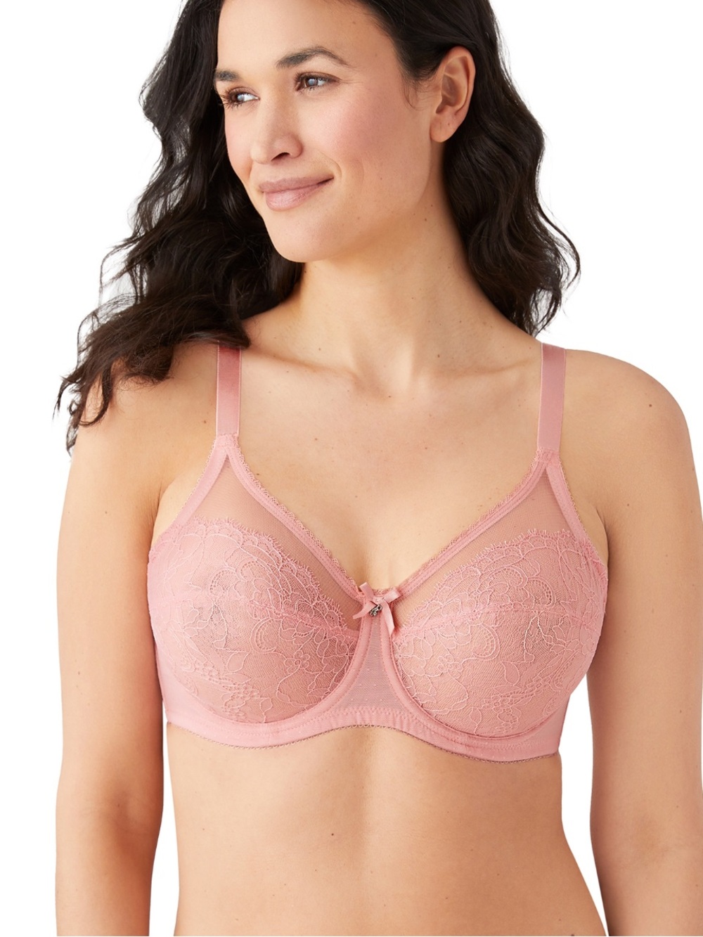 🐷 Wacoal Retro Chic Unlined Underwire Bra - Bridal Rose